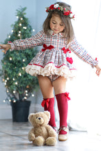 Load image into Gallery viewer, Beary Christmas Skirted Romper
