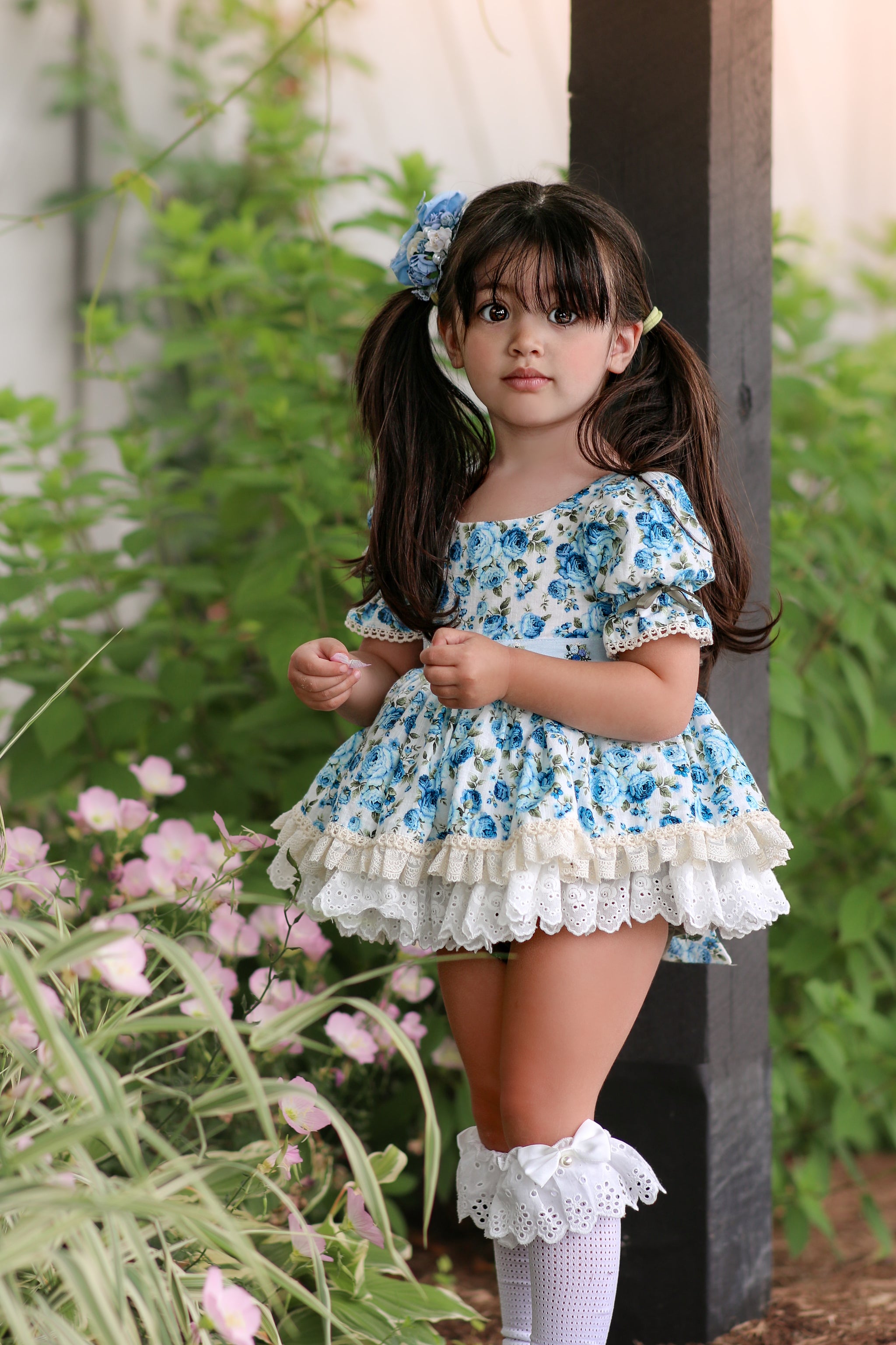 Reina Monroe Thankful 2024 dress with ruffled shorts toddler girl 4t