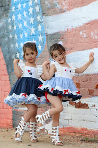 Sweet Land of Liberty Skirted Romper