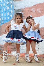 Load image into Gallery viewer, Sweet Land of Liberty Skirted Romper
