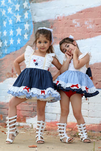 Sweet Land of Liberty Skirted Romper