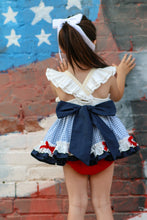 Load image into Gallery viewer, Sweet Land of Liberty Skirted Romper
