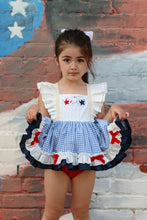 Load image into Gallery viewer, Sweet Land of Liberty Skirted Romper
