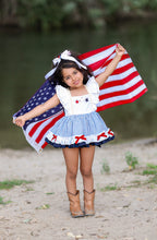 Load image into Gallery viewer, Sweet Land of Liberty Skirted Romper
