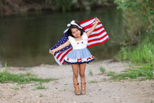 Load image into Gallery viewer, Sweet Land of Liberty Skirted Romper
