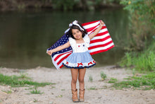 Load image into Gallery viewer, Sweet Land of Liberty Skirted Romper
