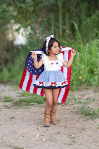 Sweet Land of Liberty Skirted Romper