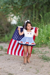 Sweet Land of Liberty Skirted Romper