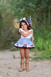 Sweet Land of Liberty Skirted Romper