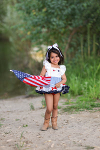 Sweet Land of Liberty Skirted Romper