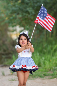 Sweet Land of Liberty Skirted Romper