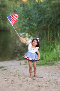 Sweet Land of Liberty Skirted Romper