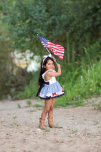 Load image into Gallery viewer, Sweet Land of Liberty Skirted Romper
