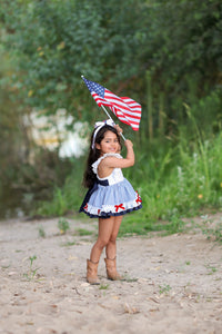 Sweet Land of Liberty Skirted Romper