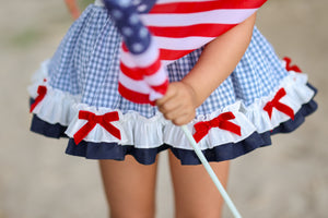 Sweet Land of Liberty Skirted Romper