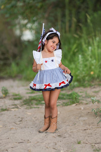 Sweet Land of Liberty Skirted Romper