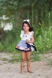 Sweet Land of Liberty Skirted Romper