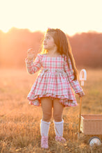 Load image into Gallery viewer, Tickled Pink Skirted Romper
