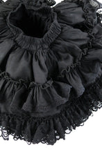 Load image into Gallery viewer, Black Rose Lace Pettiskirt

