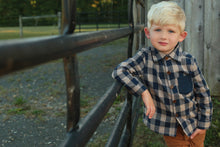 Load image into Gallery viewer, Boys Country Autumn Plaid Shirt
