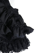 Load image into Gallery viewer, Black Rose Lace Pettiskirt

