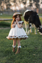 Load image into Gallery viewer, Cow Belle Pinafore
