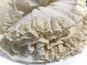 Cream Lace Pettiskirt