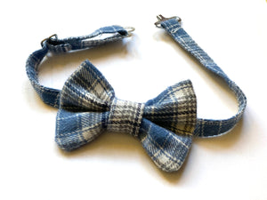 Boys Winter Flannel Bow Tie
